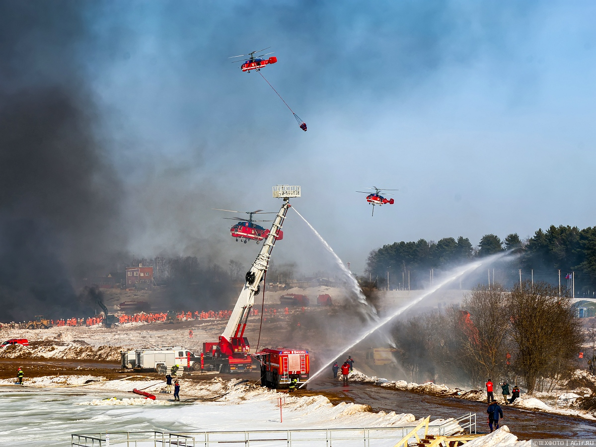 Весенние учения столичных спасателей.